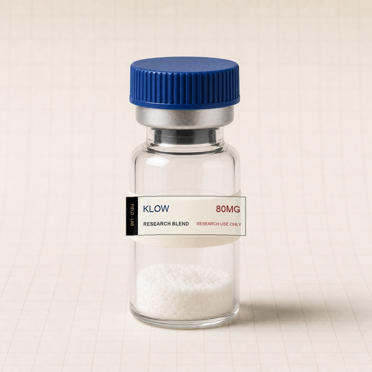 Klow 80mg Field Lab research catalogue vial